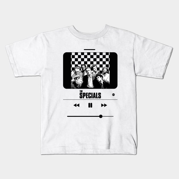 Music player | The specials | black Kids T-Shirt by Degiab